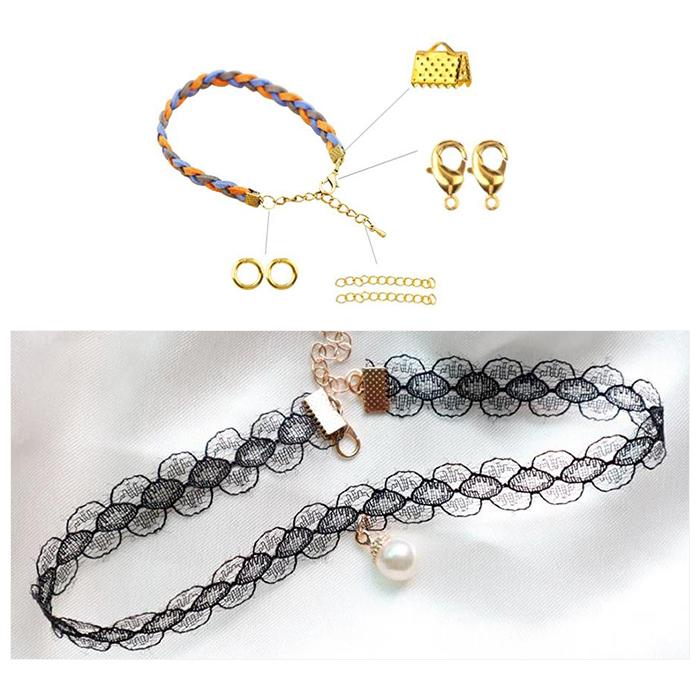 約370点 アクセサリー パーツ セット 丸カン カニカン チェーン ワンカン 留め具 ハンドメイド キット 手芸 金具 手作り |  | 07