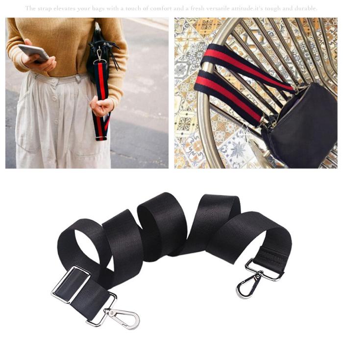 長さ調節可能 ストラップ ベルト ショルダーストラップ ショルダーベルト 単品 付け替え 交換用 太め 幅広 斜めがけ 肩がけ |  | 01