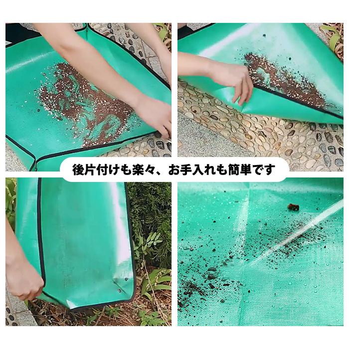 ガーデニング 園芸シート 100x100 ガーデニング 作業 マット プランティング 家庭菜園 グリーン シート 庭仕事 寄せ植え |  | 06