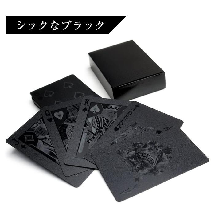 保障できる 水洗い可 トランプ 高級感 ゴージャス カード プラスチック 黒 金 ブラック ゴールド 手品 マジック トリック テーブル ゲーム Luckyoldcar Com
