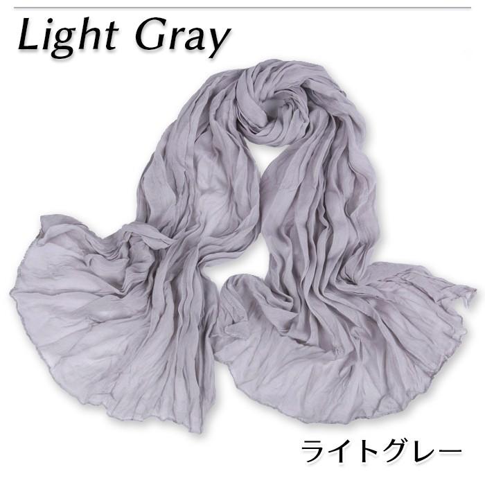 とっても上品＆清楚♪シンプル ストール 大判 無地スカーフ ストール ショール |  | 09