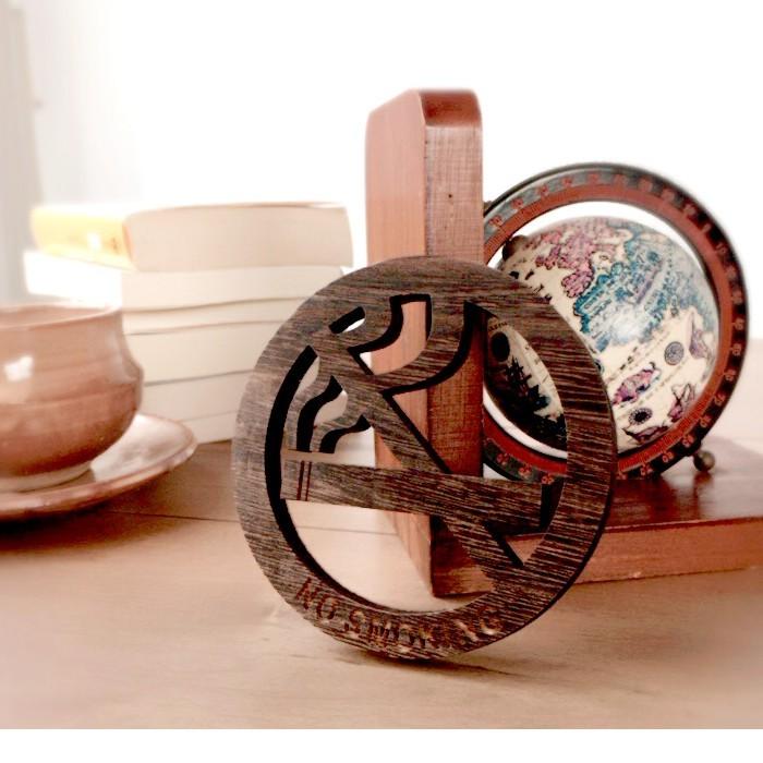 当店オリジナル サインプレート 禁煙 分煙 禁煙マーク ピクトグラム 木製 天然桐 ディスプレイ 小物 インテリア 表示プレート |  | 11