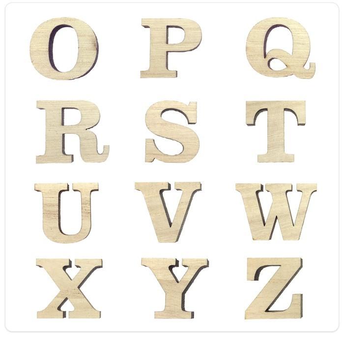 全て自立 大文字 Ｏ〜Ｚ 高さ3cm 天然桐 アルファベット オブジェ 木製  木 切り文字 文字 インテリア イニシャル 英文字 ディスプレイ ウッドレター |  | 17