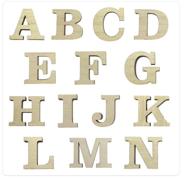 全て自立 大文字 A〜N 高さ5cm 天然桐 アルファベット オブジェ 木製  木 切り文字 文字 インテリア イニシャル 英文字 ディスプレイ ウッドレター |  | 17