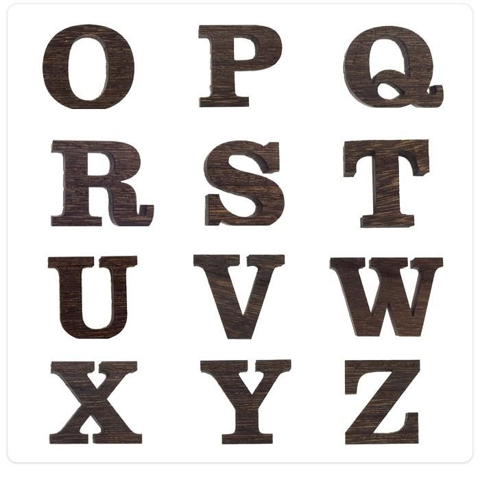 全て自立 大文字 O〜Z 高さ9cm 天然桐 アルファベット オブジェ 木製  木 切り文字 文字 インテリア イニシャル 英文字 ディスプレイ ウッドレター |  | 19