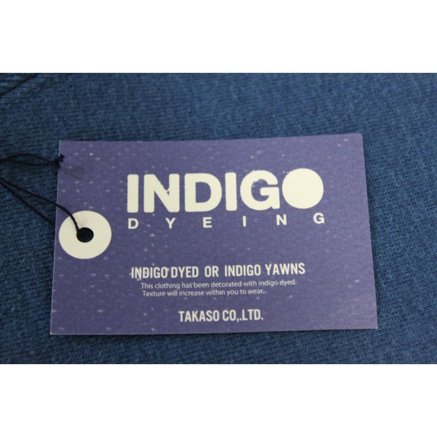 バーンズ　barns outfitters 1.5ゲージ　インディゴ染めハンドニット　カーディガン | BARNS OUTFITTERS | 05