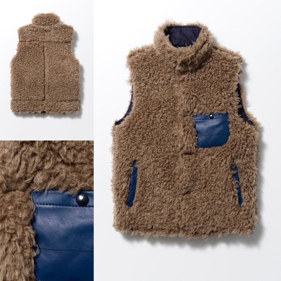 SEVESKIG(セヴシグ) REVERSIBLE BOA VEST : PLUS C - 通販
