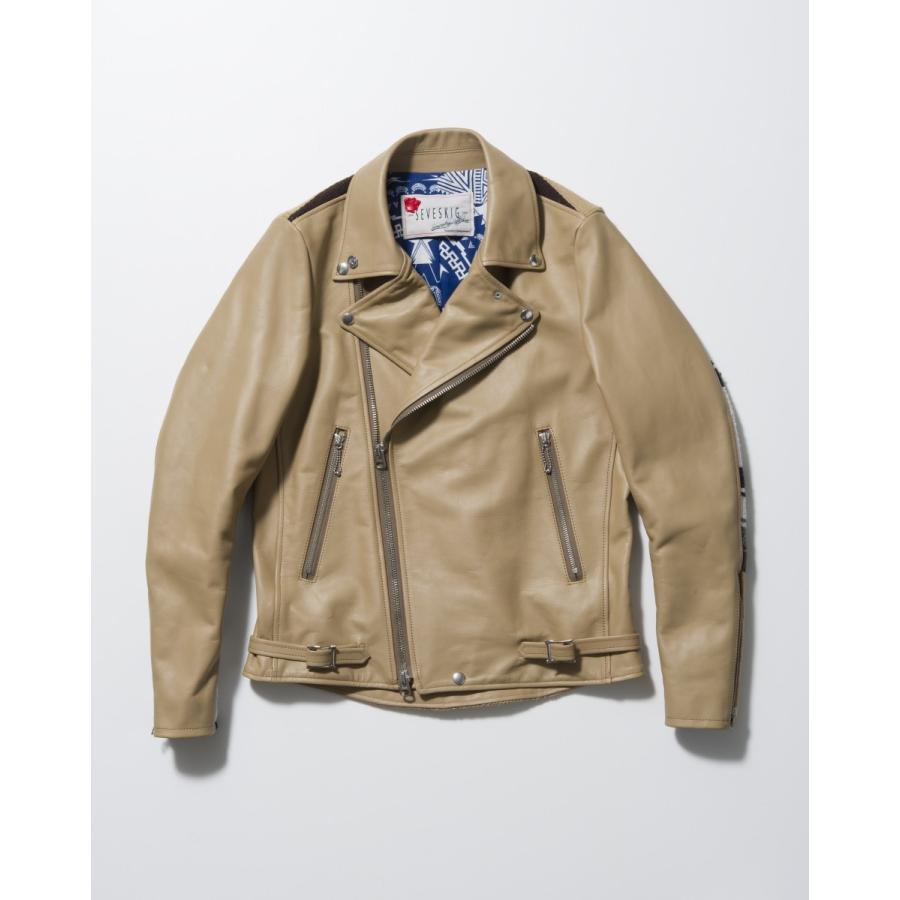 SEVESKIG セヴシグ ライダースジャケット コンビ XL | tubosoliveira