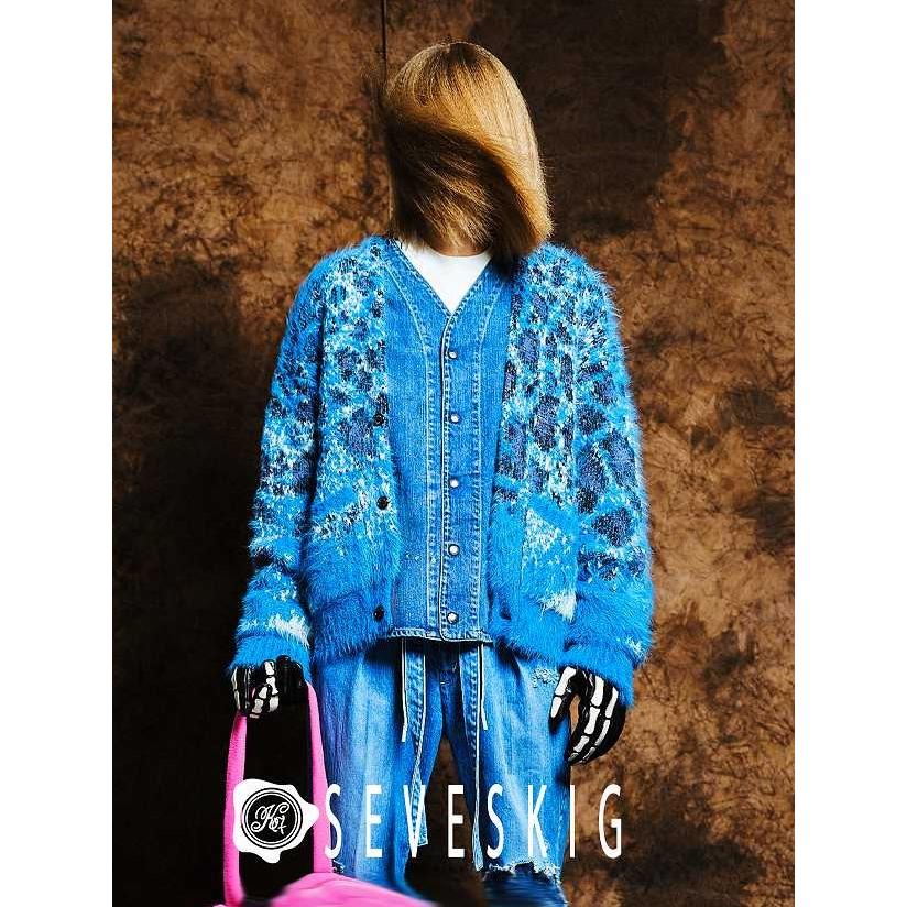 SEVESKIG SEVESKIG(セヴシグ) Fading Leopard Knit Cardigan SEVESKIG SEVESKIG(セヴシグ) Fading Leopard Knit Cardigan
