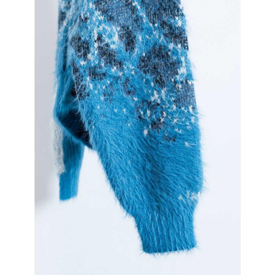 SEVESKIG SEVESKIG(セヴシグ) Fading Leopard Knit Cardigan