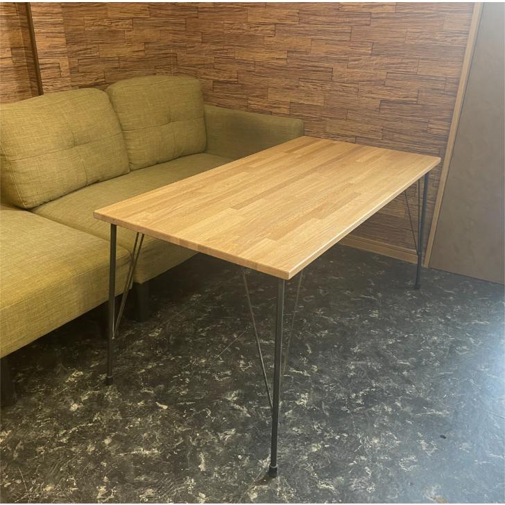 天然木 オーク ナラ テーブル センターテーブル ローテーブル ソファテーブル 木製 北欧 オーダー アイアン |  | 05