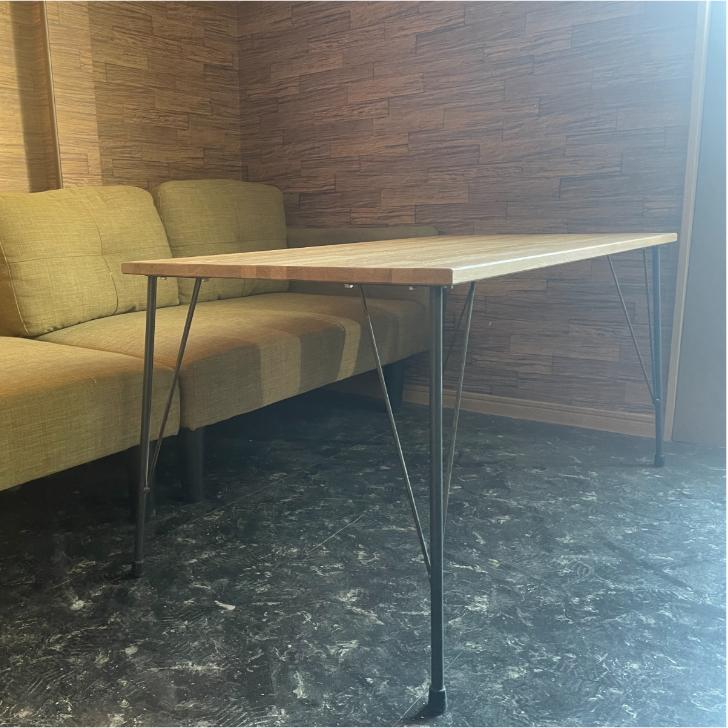 天然木 オーク ナラ テーブル センターテーブル ローテーブル ソファテーブル 木製 北欧 オーダー アイアン |  | 06