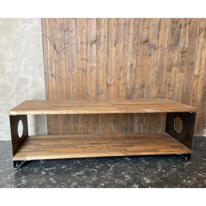 【新商品】テレビボード TVボード テレビ台 テレビラック ローボード 国産 天然木 アイアン シンプル おしゃれ オーダーメイド |  | 01