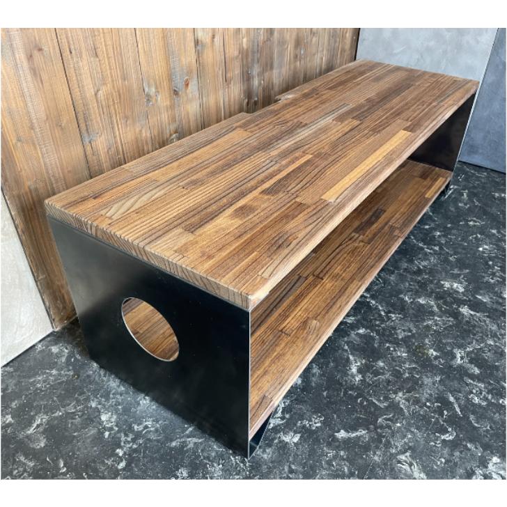 【新商品】テレビボード TVボード テレビ台 テレビラック ローボード 国産 天然木 アイアン シンプル おしゃれ オーダーメイド |  | 02