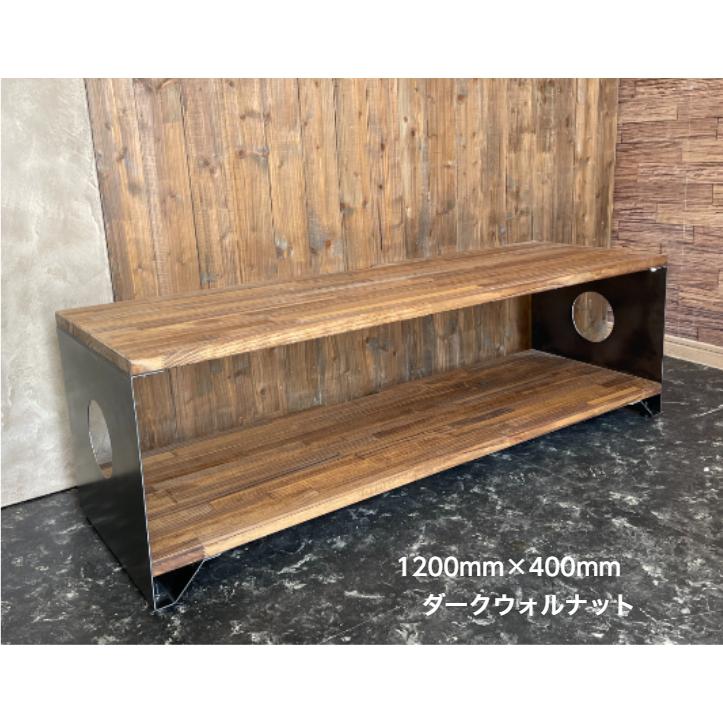 【新商品】テレビボード TVボード テレビ台 テレビラック ローボード 国産 天然木 アイアン シンプル おしゃれ オーダーメイド |  | 04