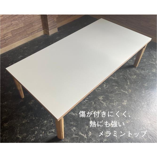 新商品】メラミントップ 折りたたみ ローテーブル 幅110cm 幅120cm