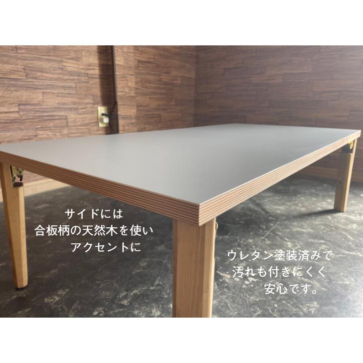 ローテーブル　折りたたみ　高圧メラミン樹脂 Amazon.co.jp: 【2025年NEW 折畳みローテーブル ロックして