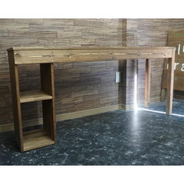 カウンターテーブル ワークテーブル パソコンデスク 無垢材 北欧 おしゃれ オーダーメイド ハンドメイド ブラウン |  | 05