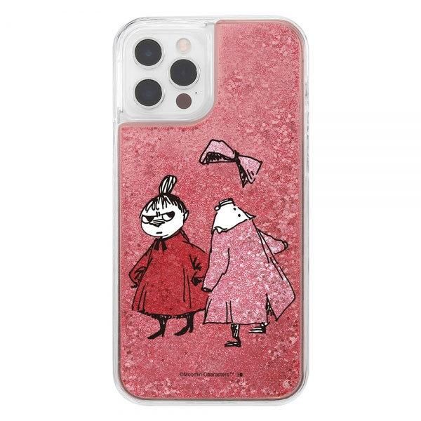 iPhone 12 mini ムーミン スマホケース ラメ グリッターケース