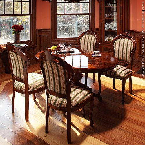 ①イタリア ヴェローナクラシック ダイニングチェア-グリーン 猫脚 輸入家具 イタリア 家具 ヴェローナクラシック ダイニングチェア-グリーン