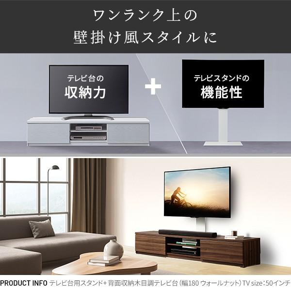 EQUALS WALLインテリアテレビスタンド テレビ台用スタンド 背面収納 