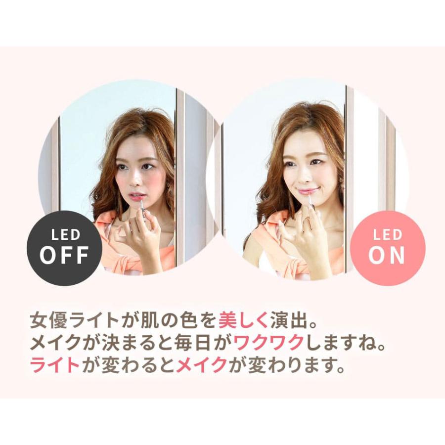 PLUS ONE(家具、インテリア) ドレッサー 女優ミラー ライト PLUS ONE(家具、インテリア) ドレッサー 女優ミラー ライト
