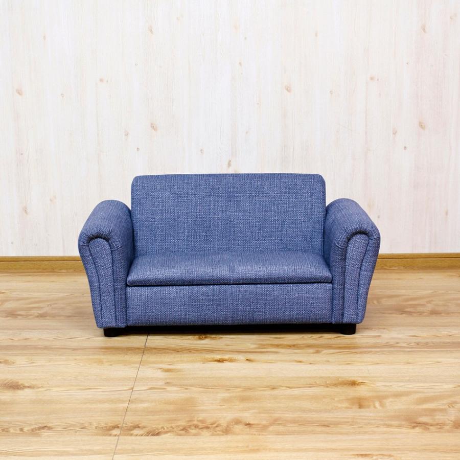 ミニソファー キッズ ソファ ペット 猫 犬 傷に強い 小さい sofa ローソファー 子供用家具 かわいい デニム ベビー 子供部屋【送料