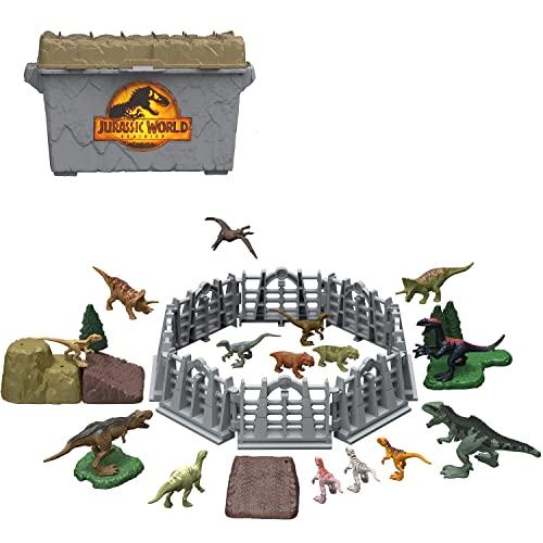ジュラシックワールド 恐竜フィギュア　セット マテル ジュラシックワールドJURASSIC WORLD 新たなる支配者 ミニ
