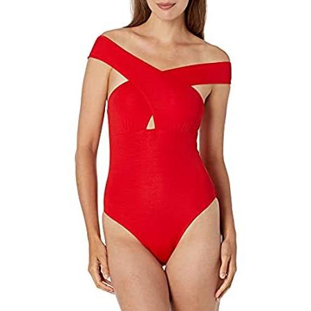 純正特注品 特別価格bcbgmaxazria Women S Standard One Piece Swimsuit With Cross Front Off The S好評販売中 日本特売中 Pn Pasirpengaraian Go Id