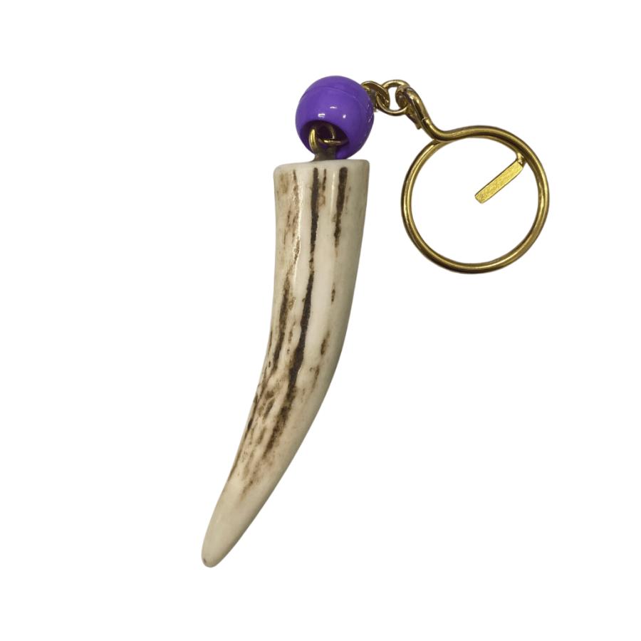 鹿角　角細工　キーホルダー(装飾付き)Lサイズ　アクセサリー　ハンドメイド |  | 04