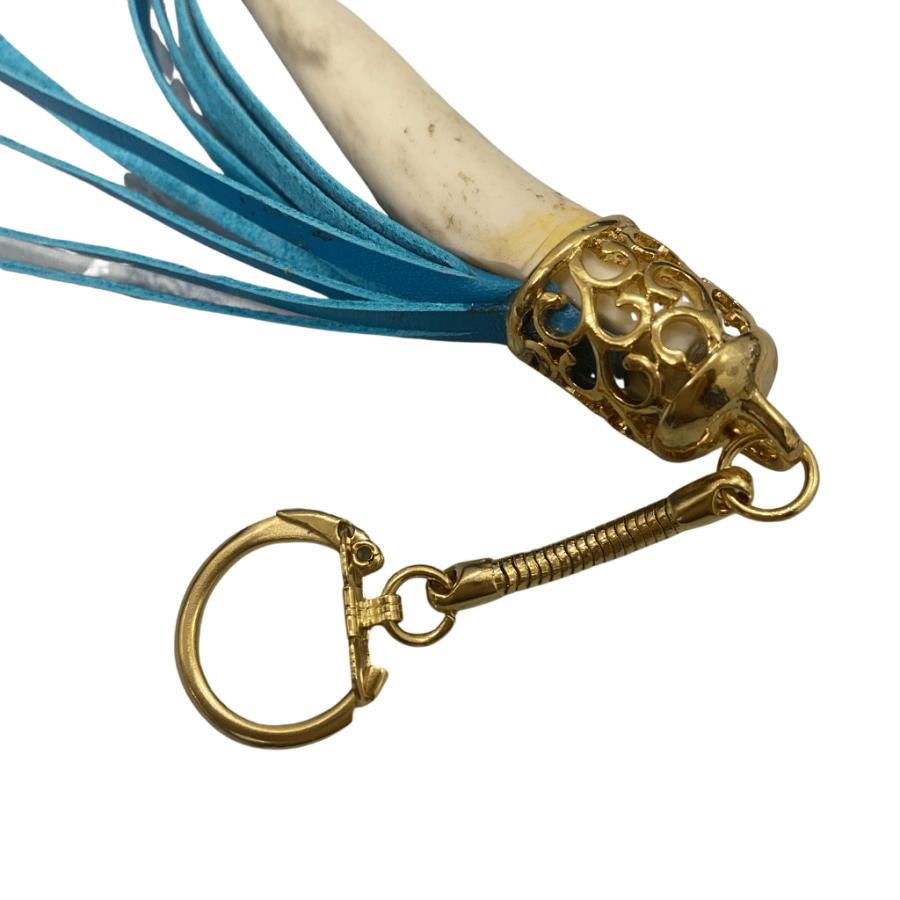鹿角　角細工　キーホルダー(フリンジ)Lサイズ　アクセサリー　ハンドメイド |  | 09