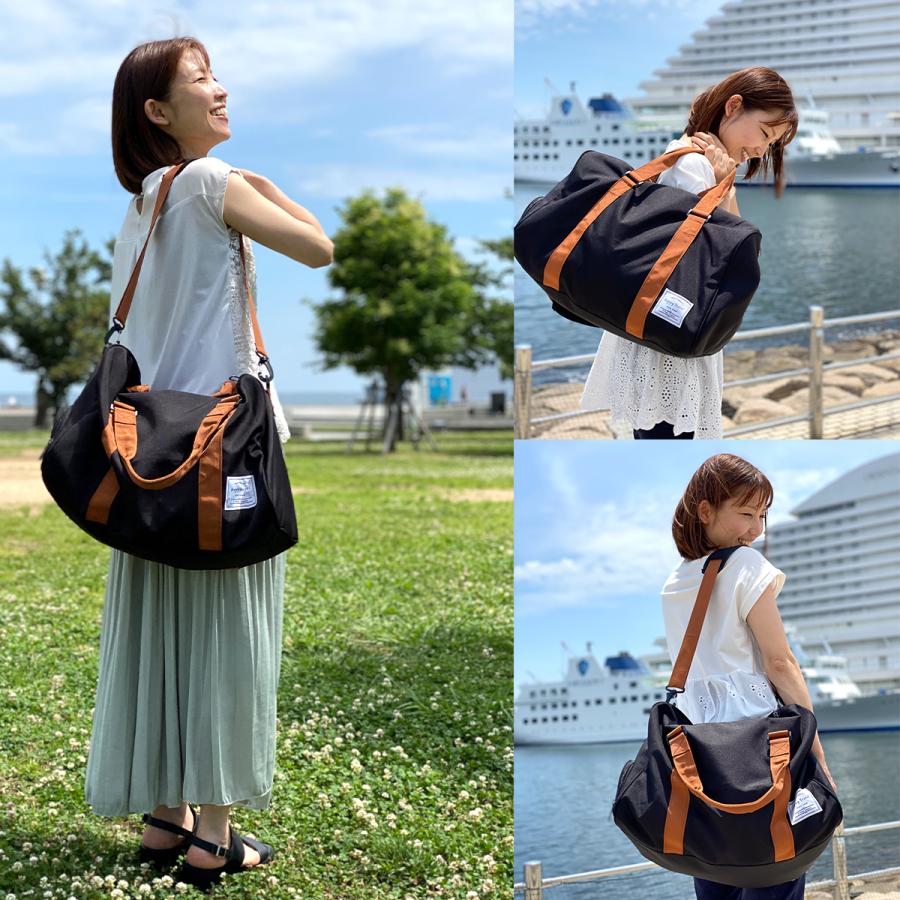 日本製 ボストンバッグ 旅行 大容量 ショルダー メンズ レディース