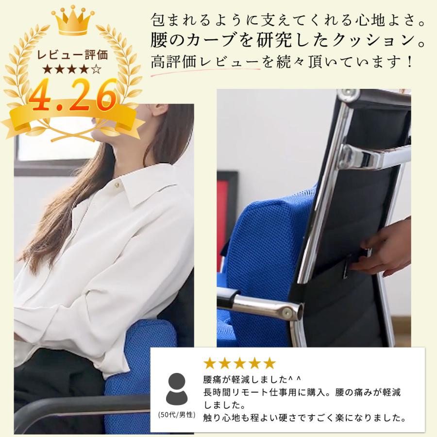 plus smile 背もたれ クッション ランバーサポート シートクッション