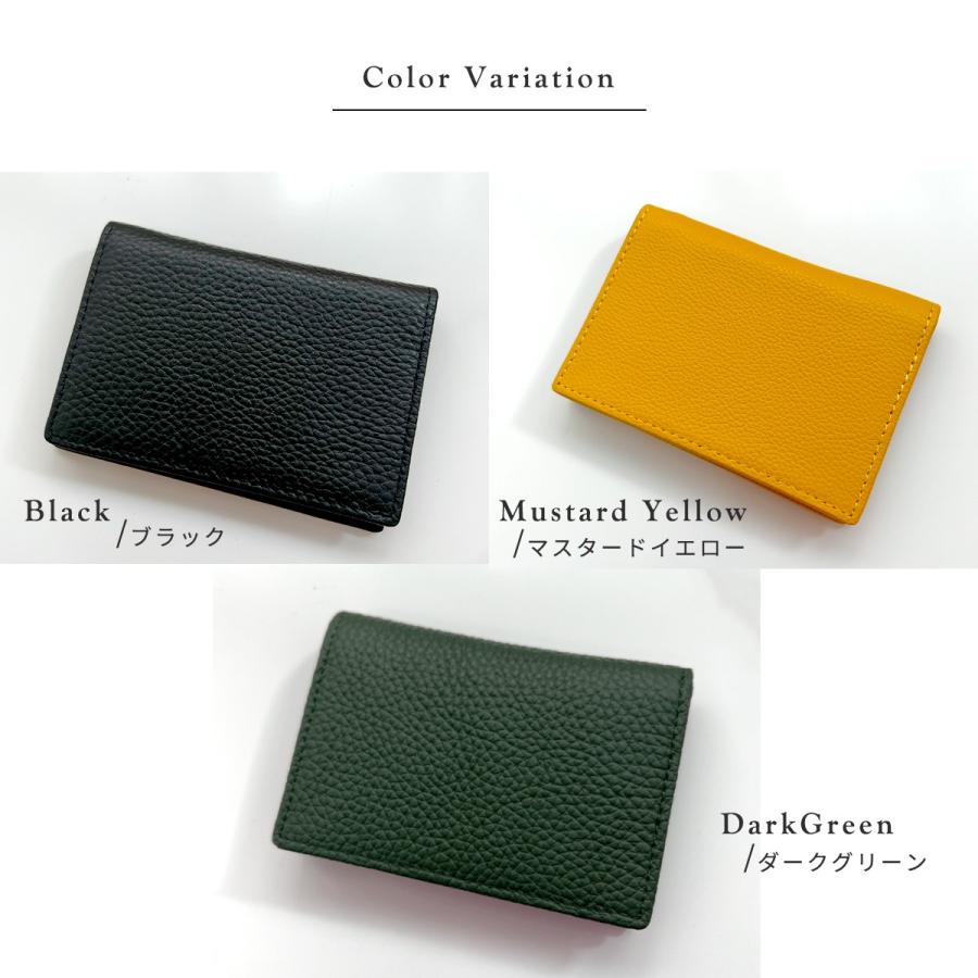 plus smile 名刺入れ 本革 メンズ レディース カードケース 革 名刺