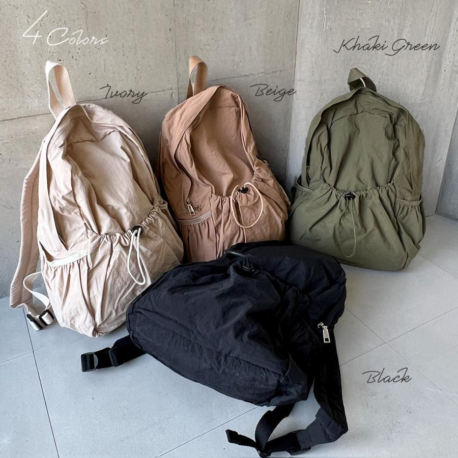 plus smile リュック レディース ドローストリング 大容量 メンズ 通勤