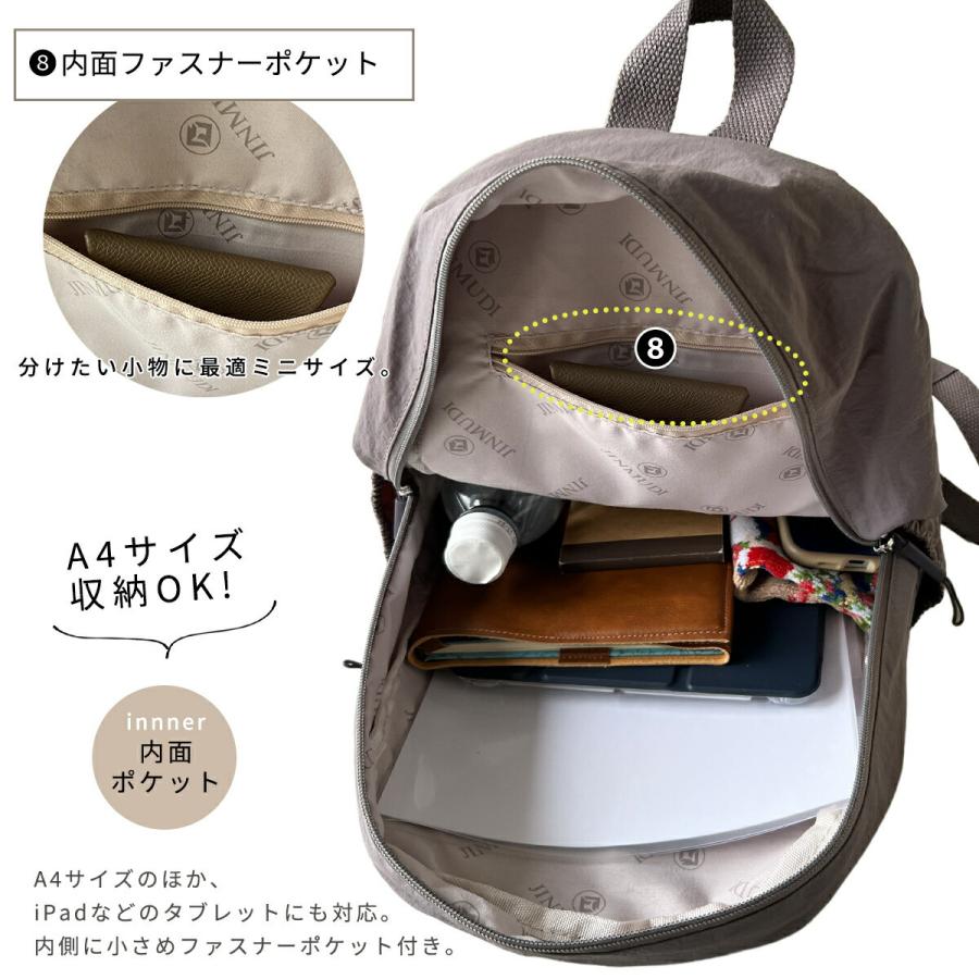 plus smile リュック レディース 軽量 おしゃれ 大人 通勤 旅行 きれい 