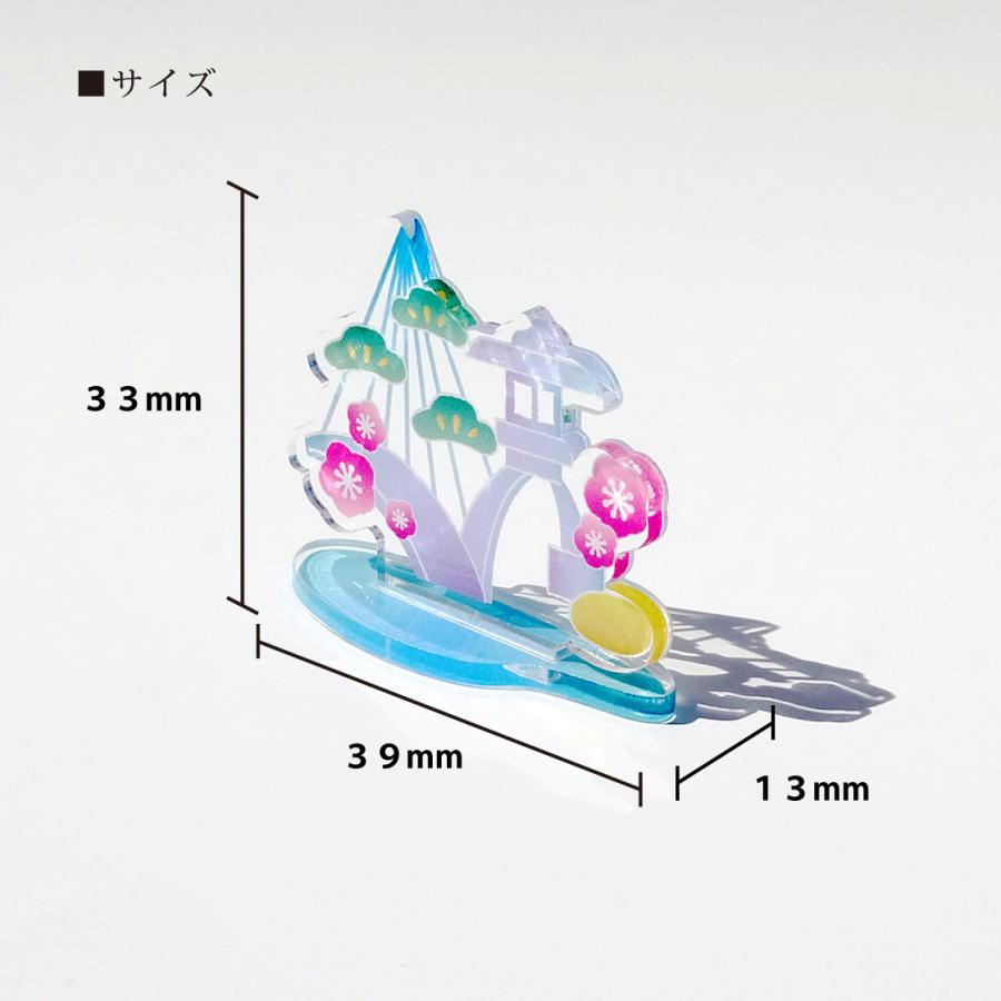 SSサイズ　アクリルスタンド　兼六園　カラータイプ｜plus-solo｜03