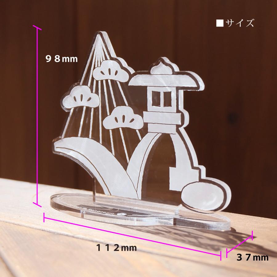 アクリルスタンド　兼六園　クリアタイプ｜plus-solo｜02