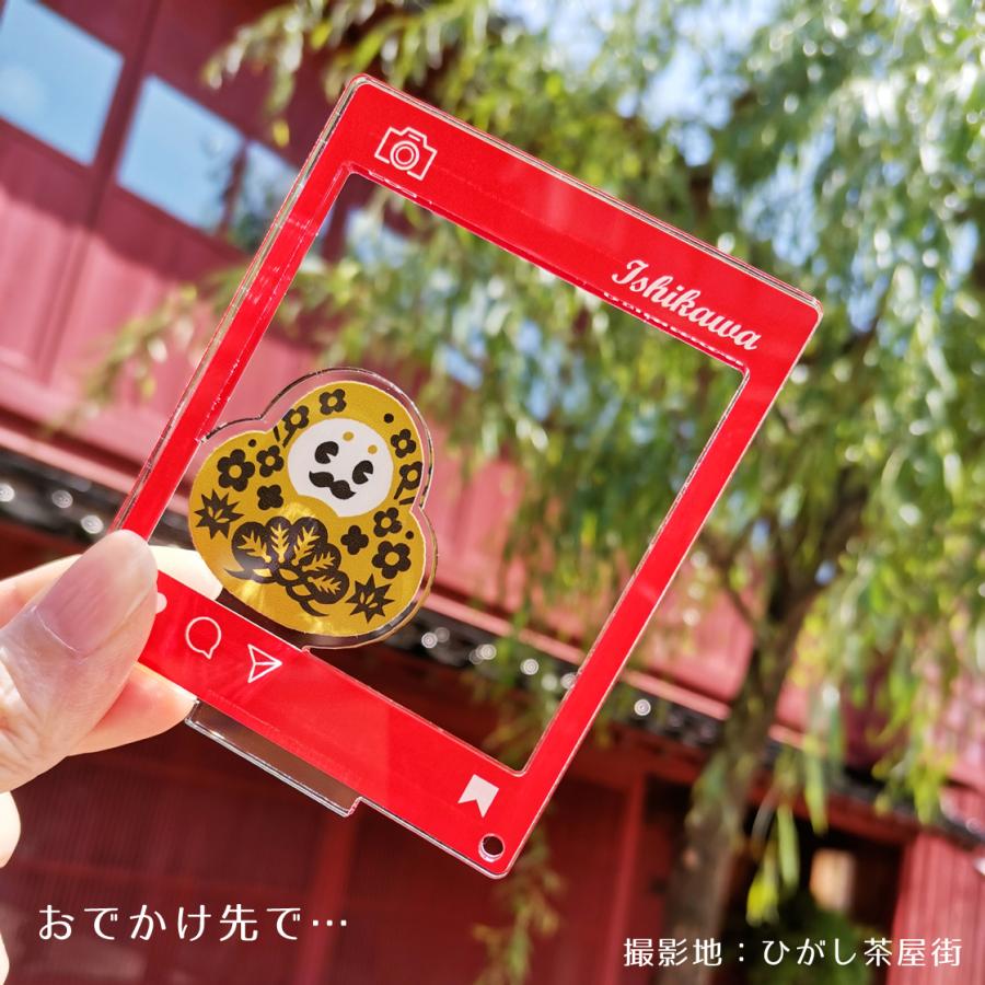 金沢土産 SNS風フレーム型アクリルスタンド ひゃくまんさん 金沢土産 SNS風フレーム型アクリルスタンド ひゃくまんさん