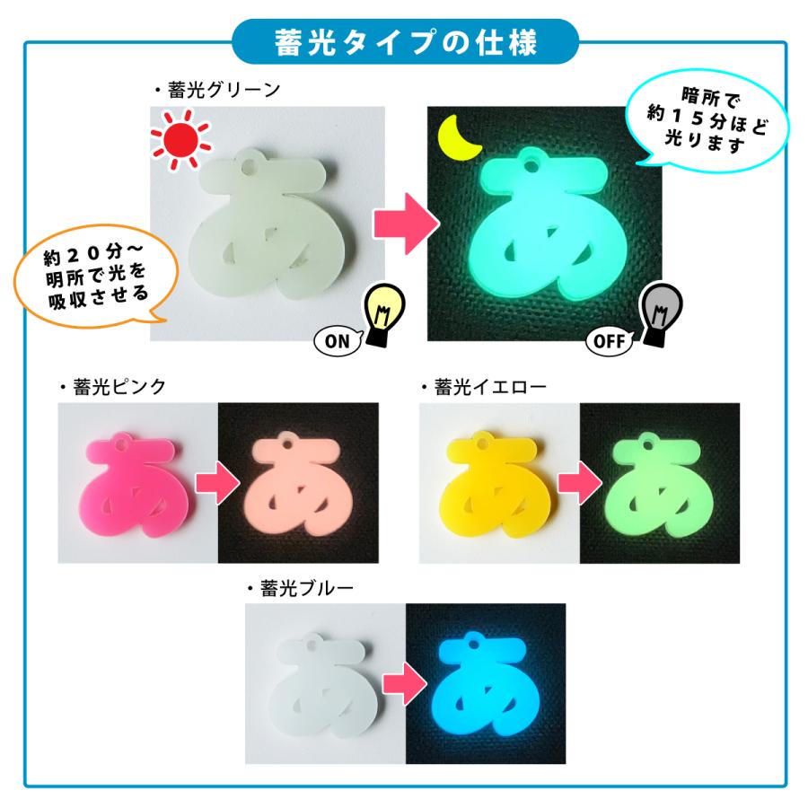 アクリル製 一文字アクセサリー（約20mm/2cm） アルファベット