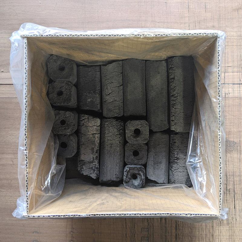 鯱炭 国産オガ炭 3kg 国産 炭 木炭 バーベキュー BBQ キャンプ 焼肉 火鉢 | 増田屋 | 01