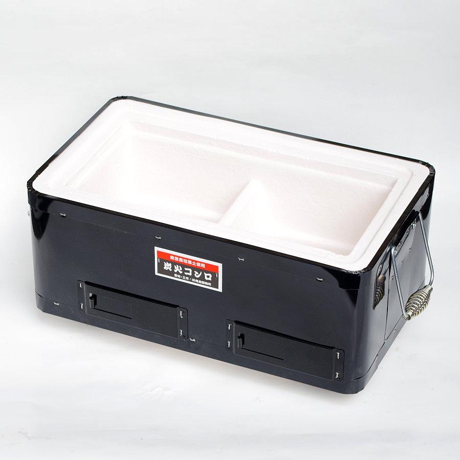 増田屋 バーベキューコンロ(角型）黒 : PLUS 炭STYLE Yahoo!店 - 通販