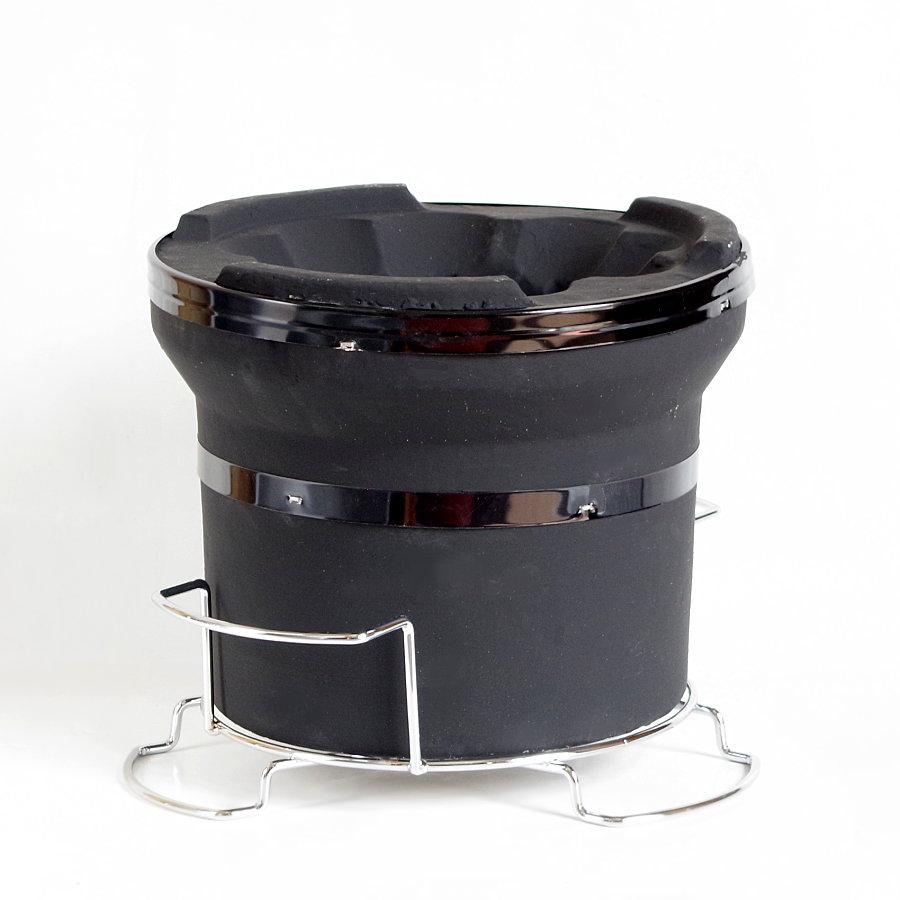 卓上コンロ 台付【黒】φ220 卓上七輪 | 増田屋 | 03