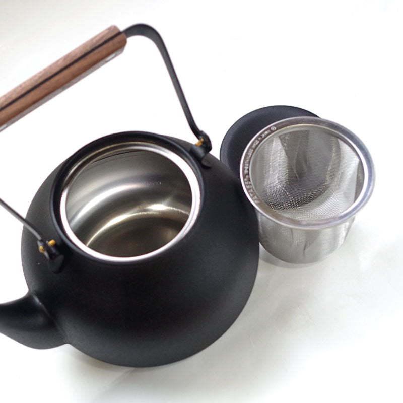 くろいろ 急須 火鉢 ひばち 炭 和風 インテリア おしゃれ 囲炉裏 | 増田屋 | 04