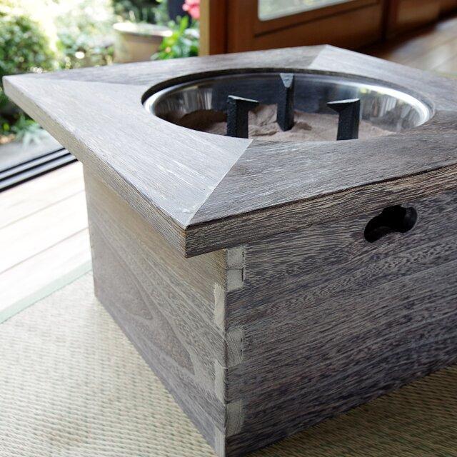 桐火鉢 きりひばち 火鉢 ひばち 炭 和風 インテリア おしゃれ 囲炉裏 | 増田屋 | 01