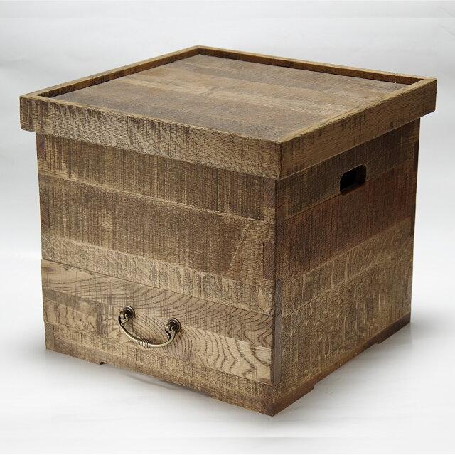 箱火鉢 エイジング加工 火鉢 ひばち 炭 和風 インテリア おしゃれ 囲炉裏 | 増田屋 | 02