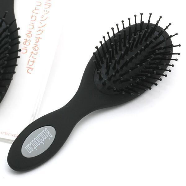 備長炭ヘアブラシ 艶 静電気 美容 汗 髪 ヘアケア お風呂 : PLUS 炭