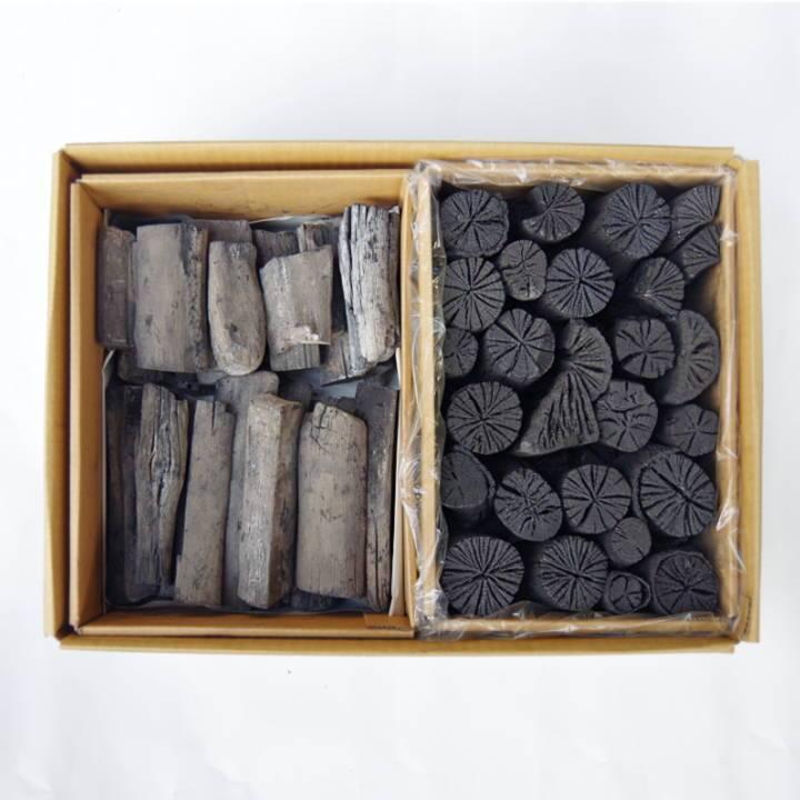 椚切炭 3kg・備長炭 3kgセット　炭 木炭 浄化 消臭 除湿 炊飯 インテリア バーベキュー BBQ キャンプ 運気アップ | 増田屋