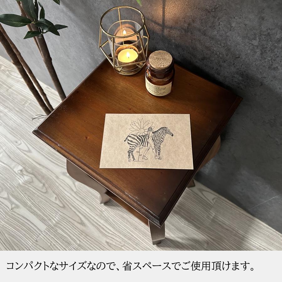 サイドテーブル テーブル 花台 完成品 マホガニー 無垢 木製 サイドテーブル テーブル 花台 完成品 マホガニー 無垢 木製