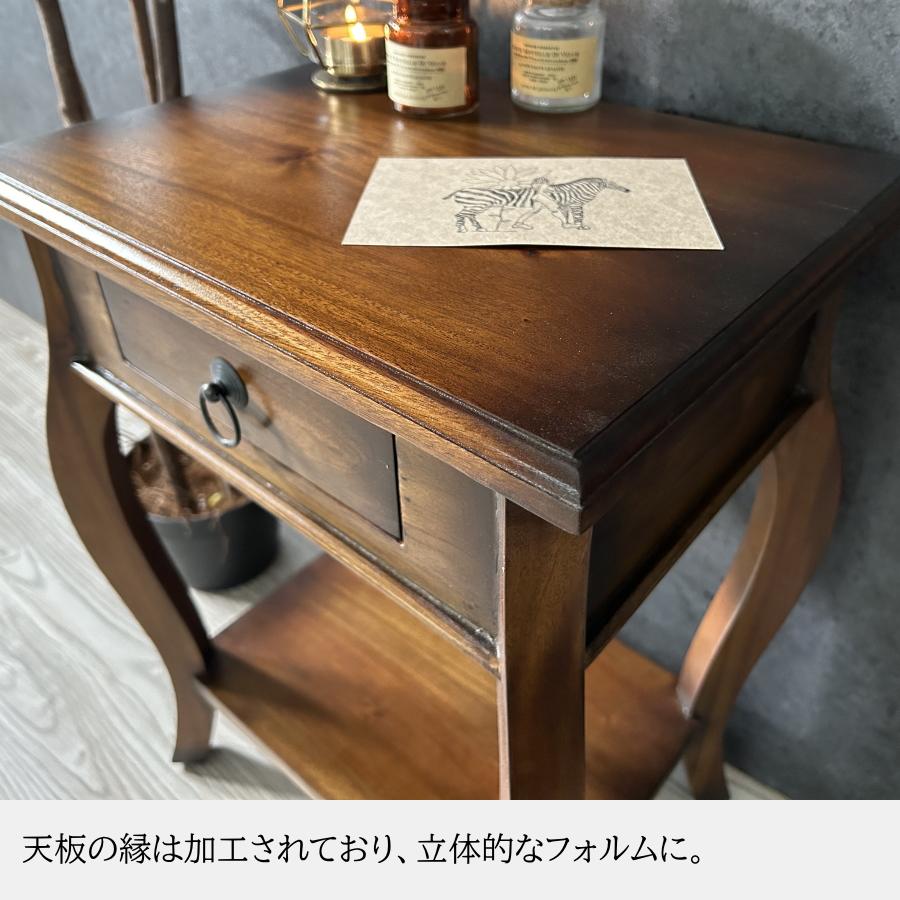 レトロ　アンティーク　木製引き出し付きテーブル 送料無料】 デスクセット 2点セット (幅1120mmテーブル1台+チェア1脚